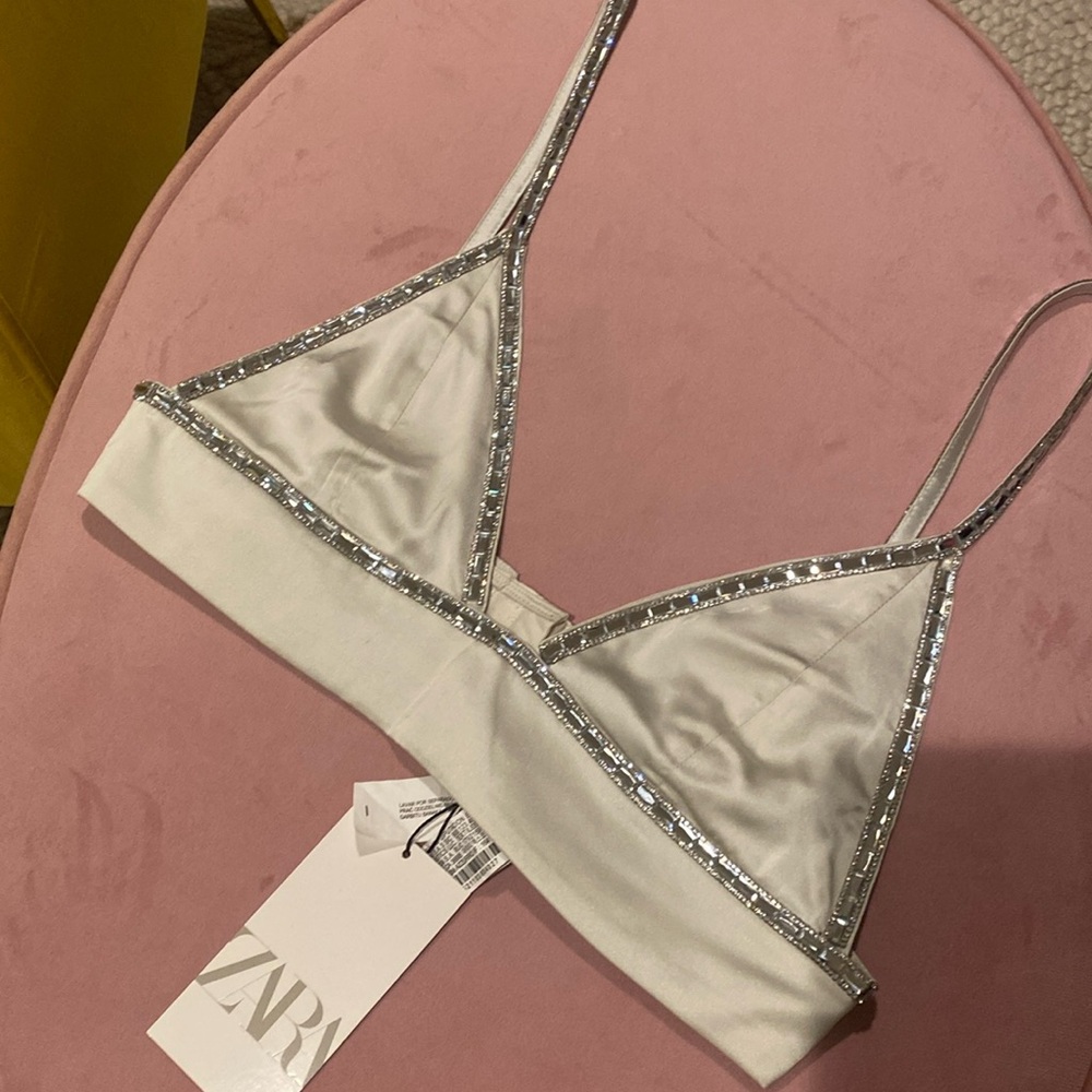 Sequin bralette from Zara